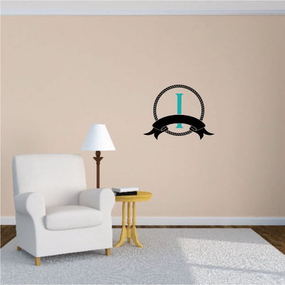 I Monogram Family Wall Decal - Vinyl Decal - Car Decal - Vd020 - 36 Inches