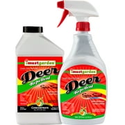 I Must Garden Deer Repellent Special [32oz Concentrate + 32oz Ready-to-Use Spray] - Natural Spice Scent
