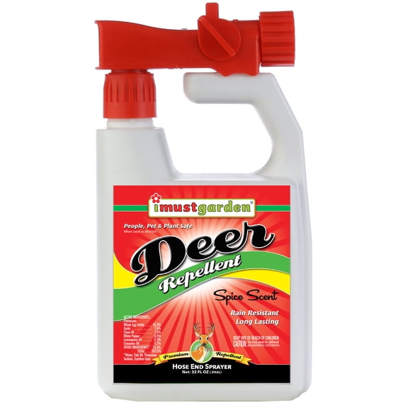 I Must Garden Deer Repellent: Spice Scent - 32oz Hose End Concentrate