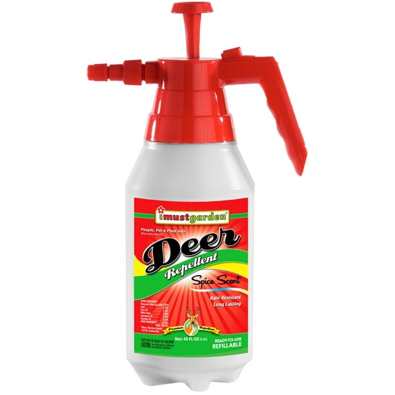 I Must Garden Deer Repellent: Spice Scent - 45oz RTU Pump Spray Bottle