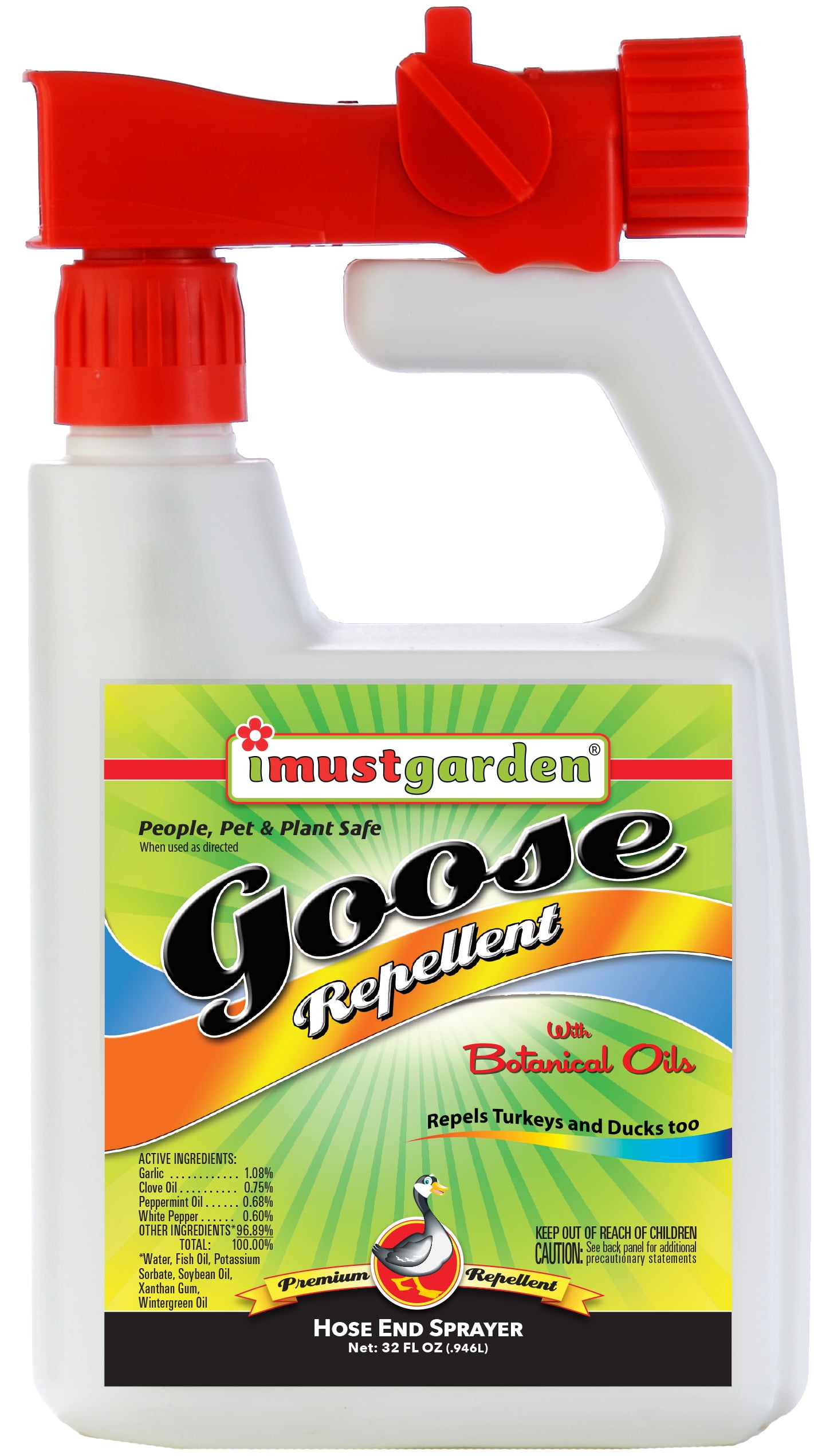 I Must Garden Goose Repellent: 32oz Hose End Concentrate