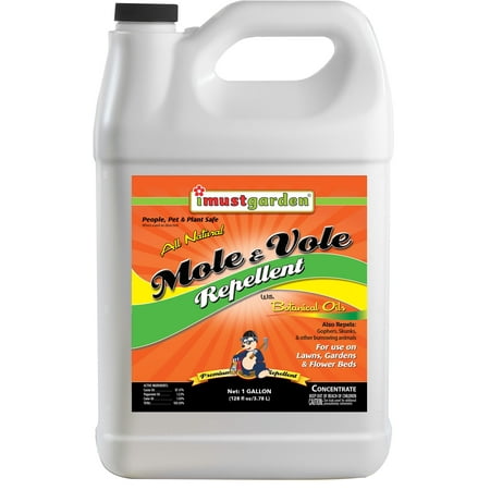 I Must Garden Mole & Vole Repellent - 1 Gallon Concentrate HOSE END REFILL Formula
