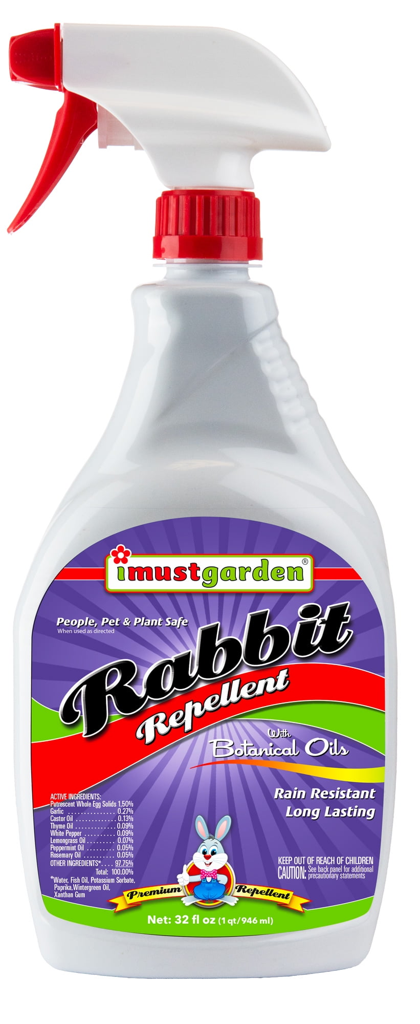 I Must Garden Rabbit Repellent - 32oz Ready to Use