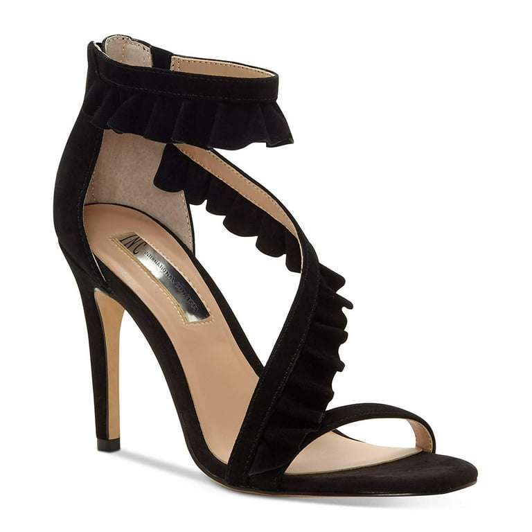 I N C INC International Concepts Women s Rezza Dress Sandals Created for Macy s Black 8.5M US Walmart
