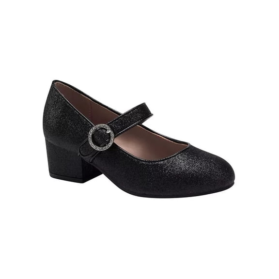 I.N.C. INTERNATIONAL CONCEPTS Little Girls Jade Block Heel Shoes Black Size