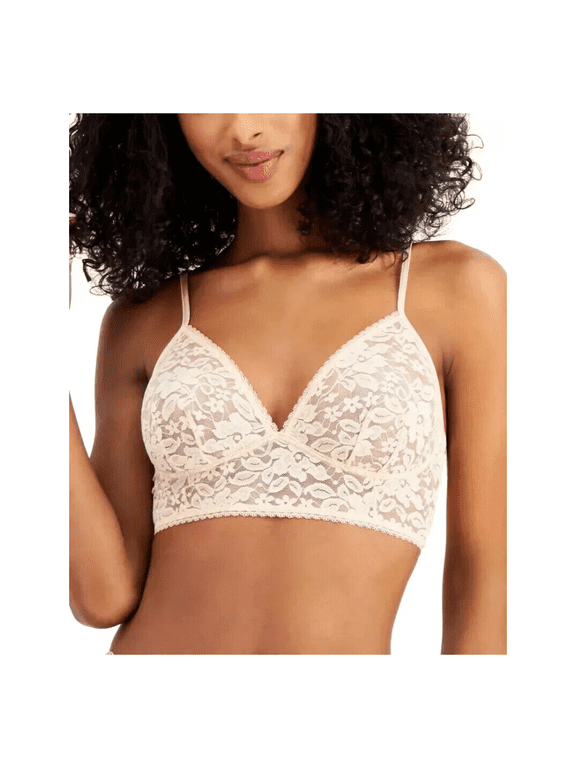 I.N.C. INTERNATIONAL CONCEPTS Women's Lace Bralette , Almond Latte , XL