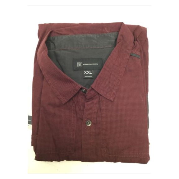 I.N.C. International Concepts Men's Long Sleeve Shirt,  Sweet Cinnamon, XXL