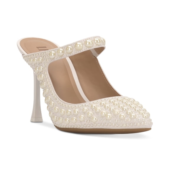 I.N.C. International Concepts Sazma Mule Pumps Pearl 8M