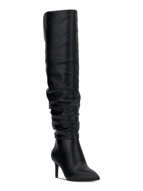 I.N.C. International Concepts Womens Damoni Boots Black Smooth 6.5M