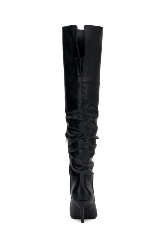 I.N.C. International Concepts Womens Damoni Dress Boot Black Smooth 7M