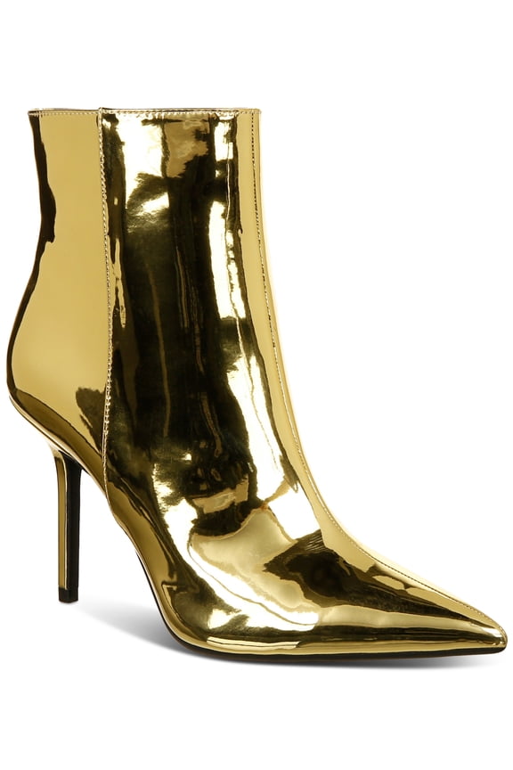 I.N.C. International Concepts Womens Holand Dress Booties Gold 7.5M