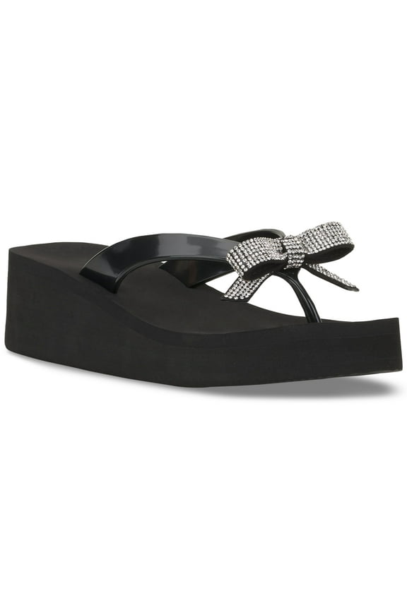 I.N.C. International Concepts Womens Magenta Slip-On Platfo Black 5.5M