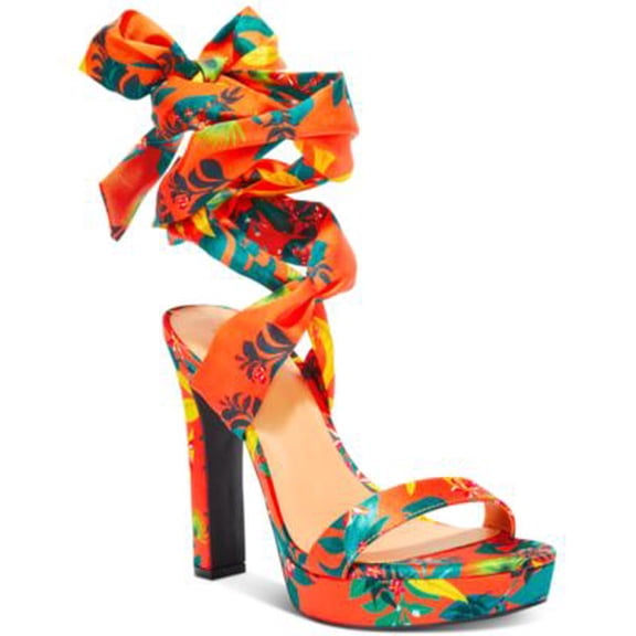 I.N.C. International Concepts Womens Noyar Platform Heels Multi Bloom 11M