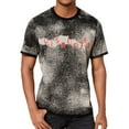 thumbnail image 1 of I.N.C Mens Disrupted Graphic T-Shirt, Black, Medium, 1 of 1
