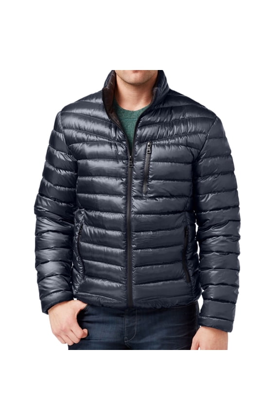 I.N.C Mens Down Puffer Jacket, Grey, XX-Large