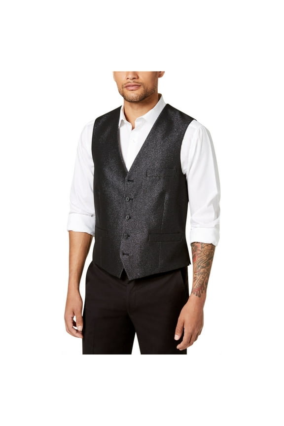 Mens Embellished Five Button Vest