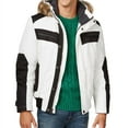 thumbnail image 1 of I.N.C Mens Iridescent Cire Parka Coat, White, X-Large, 1 of 4