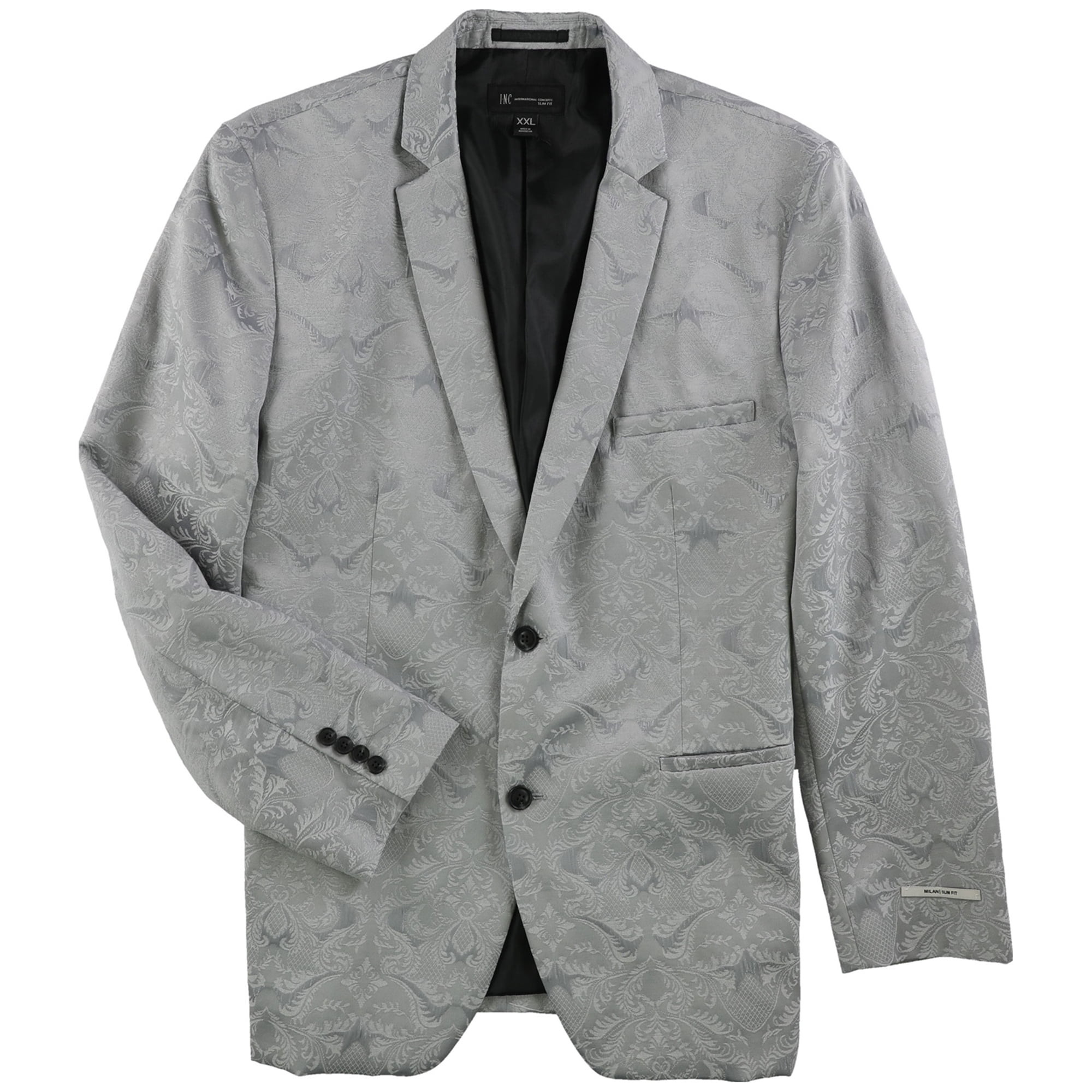 bar III Mens Single Breasted Two Button Blazer Jacket, Blue bar III Mens Single Breasted Two Button Blazer Jacket, Blue
