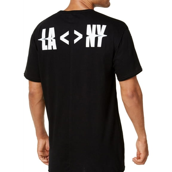 I.N.C Mens LA <> N Graphic T-Shirt, Black, Small