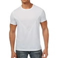 thumbnail image 1 of I.N.C Mens Mesh Insert Basic T-Shirt, White, X-Large, 1 of 1