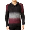 thumbnail image 1 of I-N-C Mens Ombre Pullover Sweater, Red, XX-Large, 1 of 1