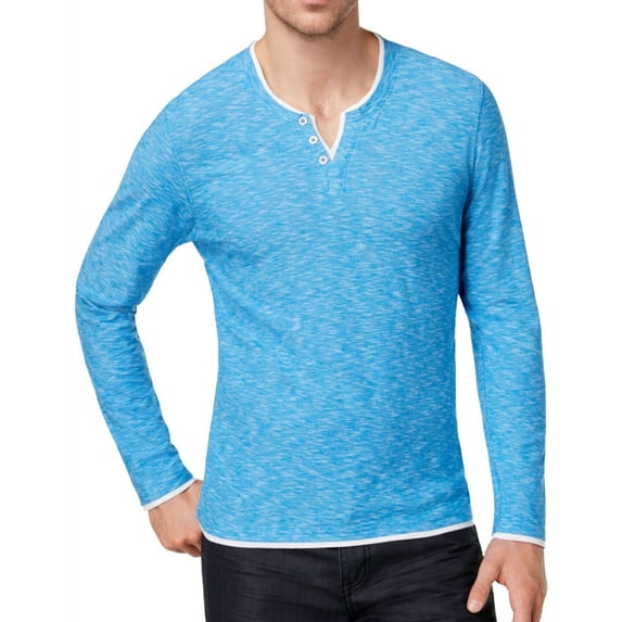 I.N.C Mens Popular Guy Basic T-Shirt, Blue, XXX-Large