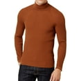 thumbnail image 1 of I.N.C Mens Ribbed Pullover Sweater, Orange, XX-Large, 1 of 2