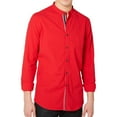 thumbnail image 1 of I.N.C Mens Seersucker Button Up Shirt, Red, Medium, 1 of 1