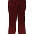 thumbnail image 1 of I-N-C Mens Shiny Casual Trouser Pants, Red, 34W x 31L, 1 of 2