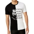 thumbnail image 1 of I.N.C Mens Spliced Graphic T-Shirt, Black, XX-Large, 1 of 2