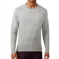 thumbnail image 1 of I.N.C Mens Star Fall Pullover Sweater, Grey, XX-Large, 1 of 2