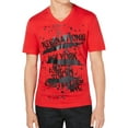 thumbnail image 1 of I.N.C Mens V-neck Graphic T-Shirt, Red, XX-Large, 1 of 2