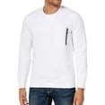 thumbnail image 1 of I.N.C Mens Zip-Pocket Sweatshirt, White, XXX-Large, 1 of 1
