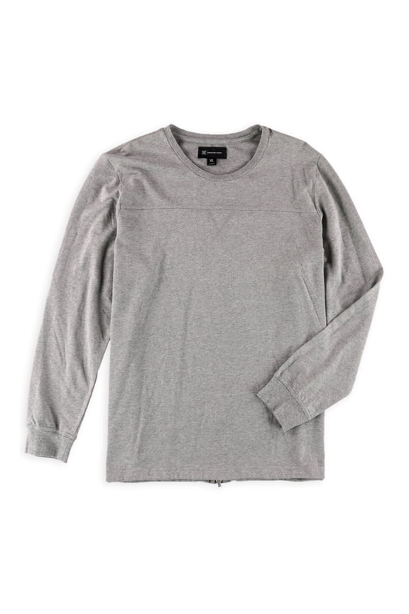 I.N.C Mens Zip-back Sweatshirt, Grey, X-Large