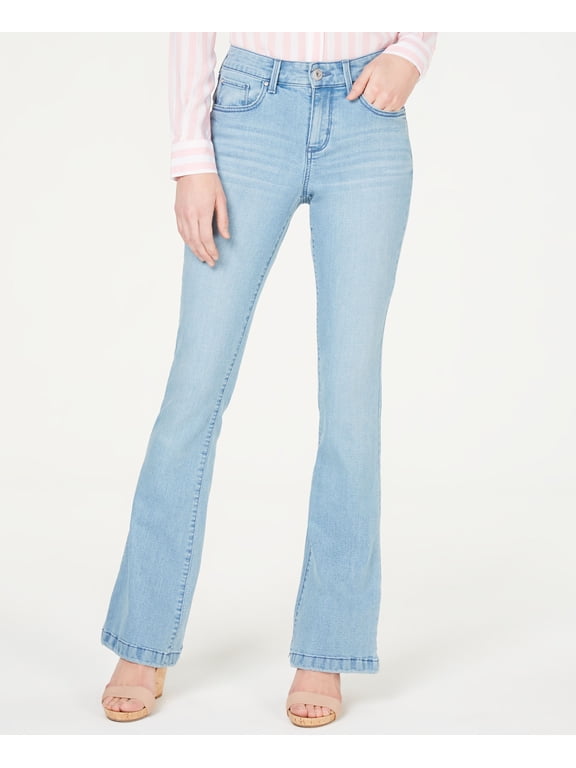 I.N.C. Petite Flare-Leg Jeans Light Indigo 16P