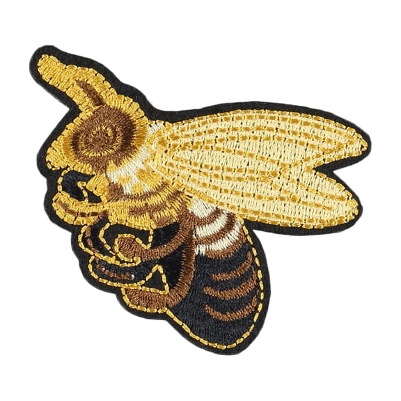 I-N-C Unisex Bee Decorative Sewing Patch, Yellow, One Size