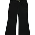 thumbnail image 1 of I.N.C Womens Belted Casual Wide Leg Pants, Black, 16, 1 of 5