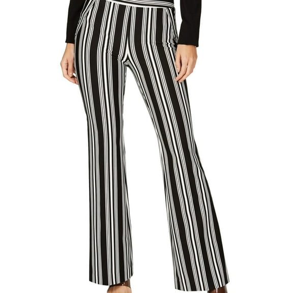 I.N.C Womens Bootcut Casual Trouser Pants, Black, 10