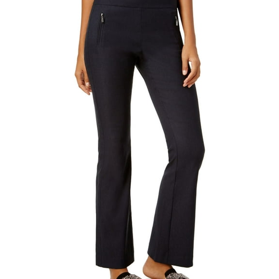 I.N.C Womens Bootcut Casual Wide Leg Pants, Blue, 23 Regular