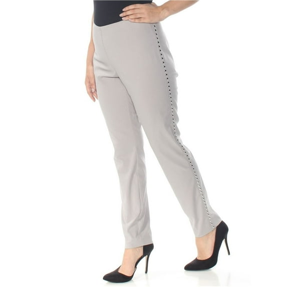 I.N.C Womens C Studded Casual Leggings, Grey, 6