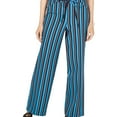 thumbnail image 1 of I.N.C Womens Deluxe Casual Wide Leg Pants, Blue, Large, 1 of 2