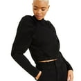 thumbnail image 1 of I.N.C Womens Denim Zip-up Blouse, Black, X-Small, 1 of 1
