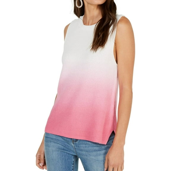 I.N.C Womens Dip Dye Pullover Sweater, Pink, Medium