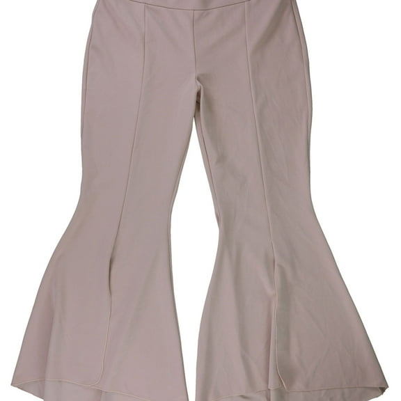 I.N.C Womens Flare Casual Trouser Pants, Pink, 14