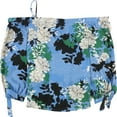 thumbnail image 1 of I.N.C Womens Floral Off the Shoulder Blouse, Blue, X-Large, 1 of 1