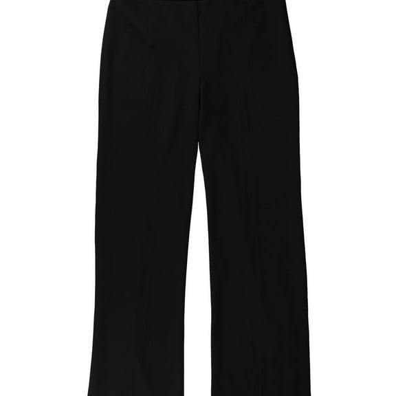 I.N.C Womens Grommet Casual Wide Leg Pants, Black, 0