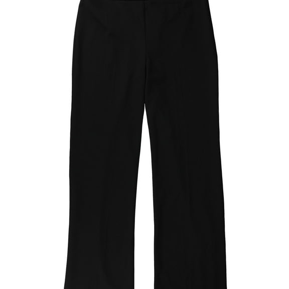 I.N.C Womens Grommet Casual Wide Leg Pants, Black, 0 Regular