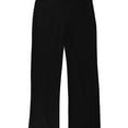 thumbnail image 1 of I.N.C Womens Grommet Casual Wide Leg Pants, Black, 6, 1 of 2