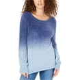 thumbnail image 1 of I.N.C Womens INC Ombre Pullover Sweater, Blue, Medium, 1 of 2
