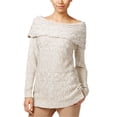 thumbnail image 1 of I.N.C Womens Knit Pullover Sweater, Metallic, Petite, PL, 1 of 1